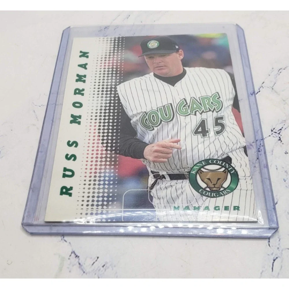 2001 Grandstand Kane County Cougars Russ Morman Minor League Manager Card